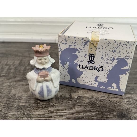 LLADRO Porcelain KING MELCHIOR #6341 In Original Box Christmas Ornament 1998 - Picture 11 of 11